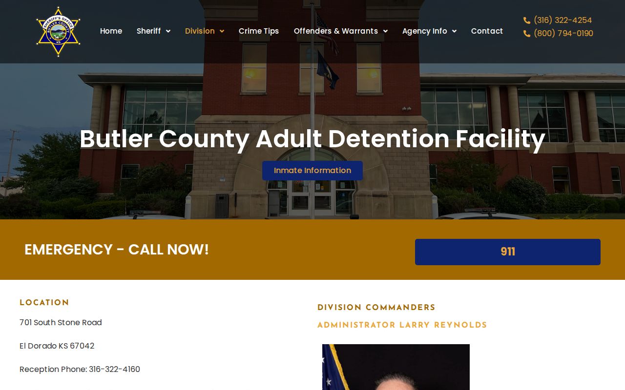Butler County jail roster custody snapshots